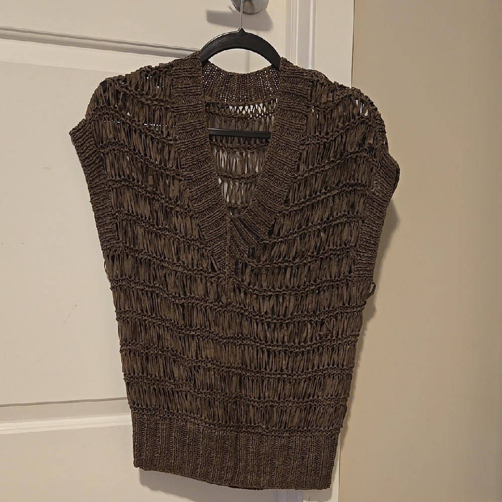 Crochet Drop Shoulder Vest